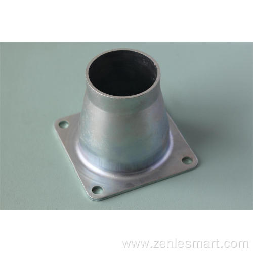 Metal shock absorber housing